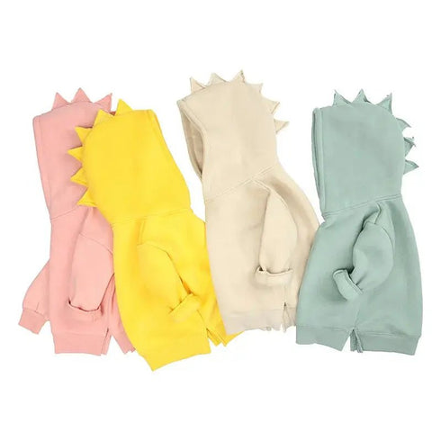 Premium Fleece Dinosaur-Themed Hoodies for Children - Ideal Spring Season Apparel - Warms Hoodies